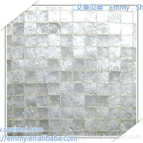 Capiz sea shell mosaic tile wall panel wall paper